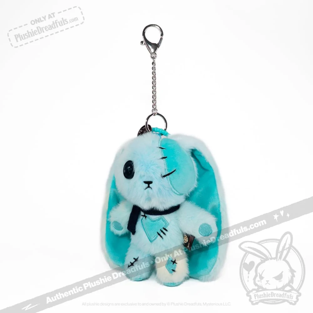 Plushie Dreadfuls - Blue Ice Love Rabbit Plush Keychain Accessory - Image 7