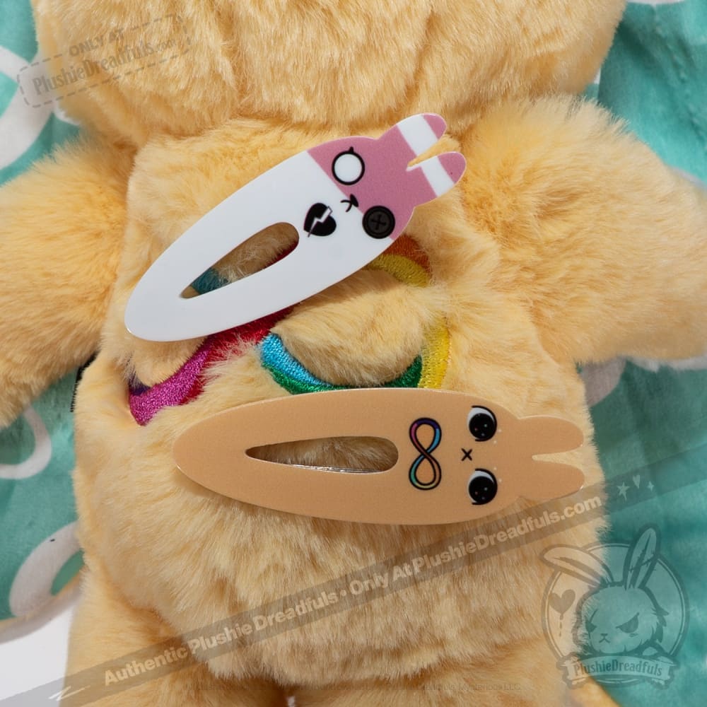 Plushie Dreadfuls - BPD and Autism Hair Clip Set - Image 4
