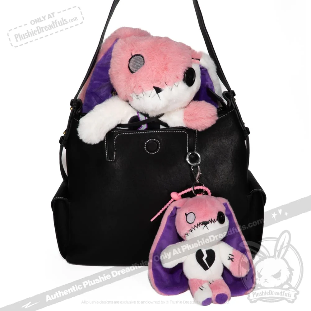 Plushie Dreadfuls - BPD Rabbit Plush Keychain Accessory - Image 2