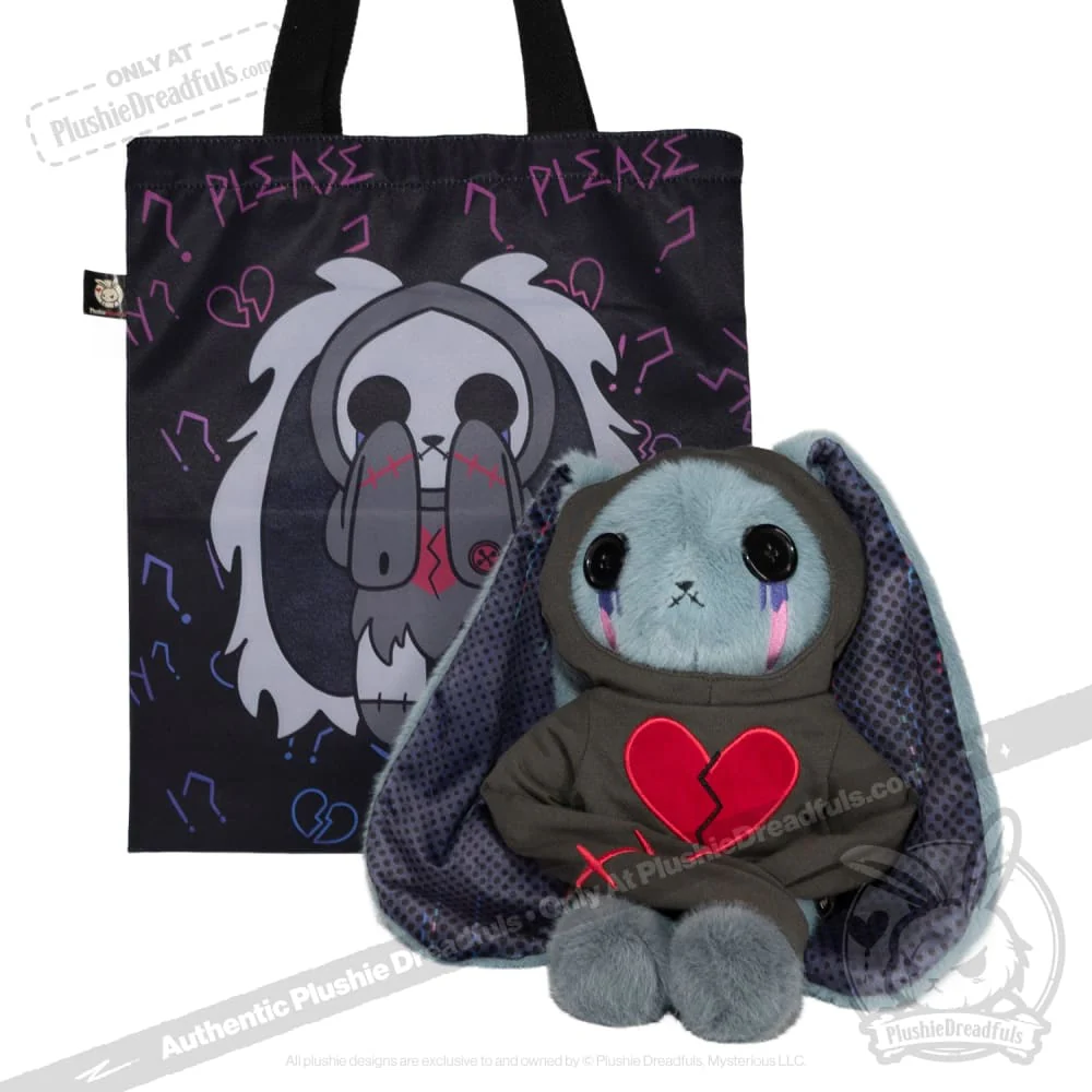 Plushie Dreadfuls -  Bullied into Silence Rabbit - Plush Stuffed Animal - Image 15
