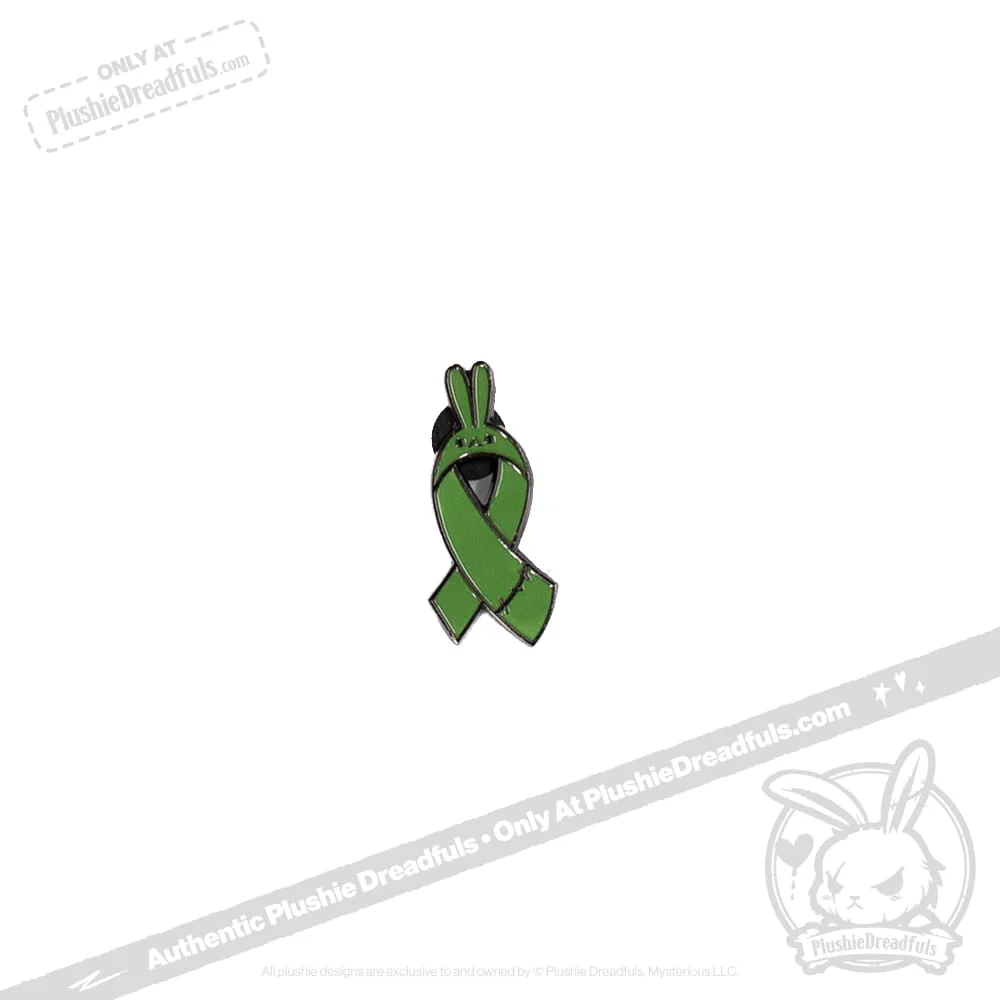 Plushie Dreadfuls - Bunny Awareness Ribbon Enamel Pin - Image 14