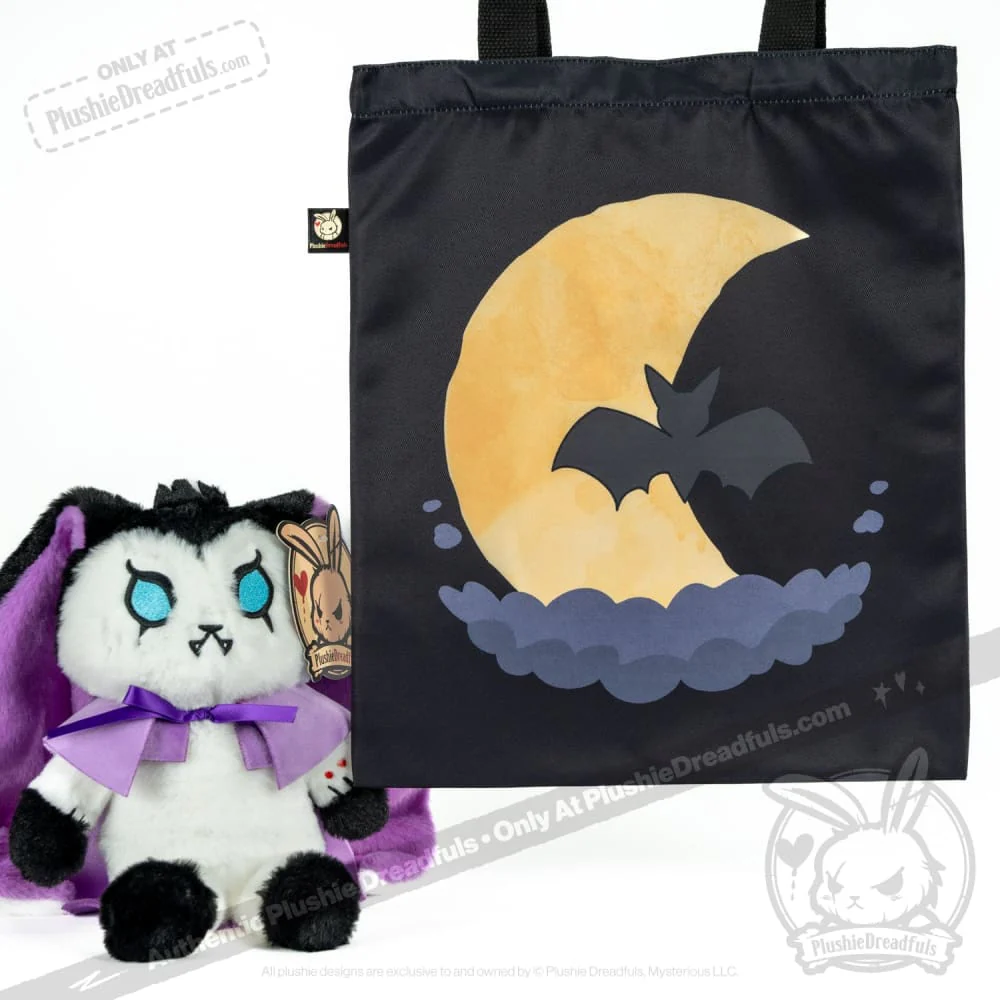 Plushie Dreadfuls - "Bunny Lugosi" the Vampire Bunny - Plush Stuffed Animal - Image 2