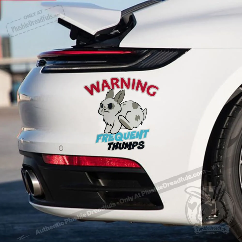 Plushie Dreadfuls - Buns Behaving Bunnly Car Decals - Image 4