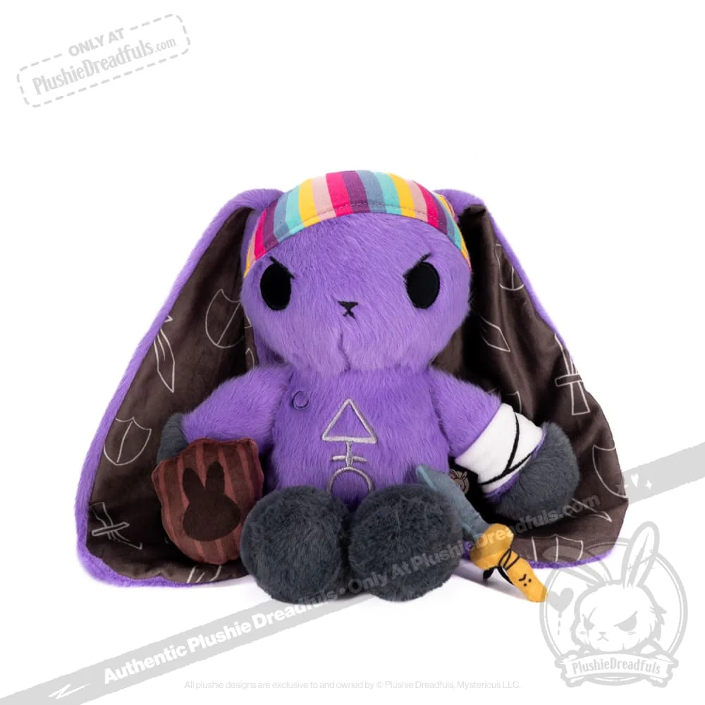 Plushie Dreadfuls - Cancer Warrior Rabbit - Plush Stuffed Animal - Image 13