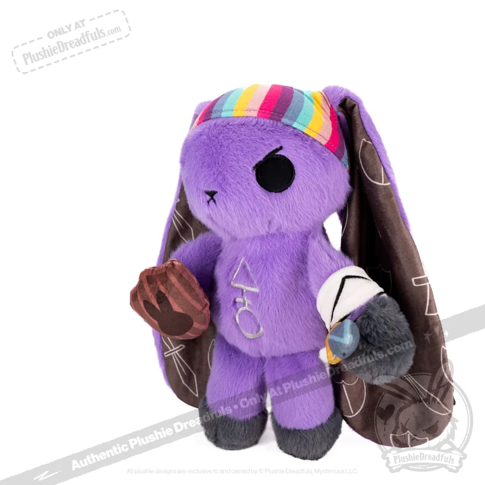 Plushie Dreadfuls - Cancer Warrior Rabbit - Plush Stuffed Animal - Image 22