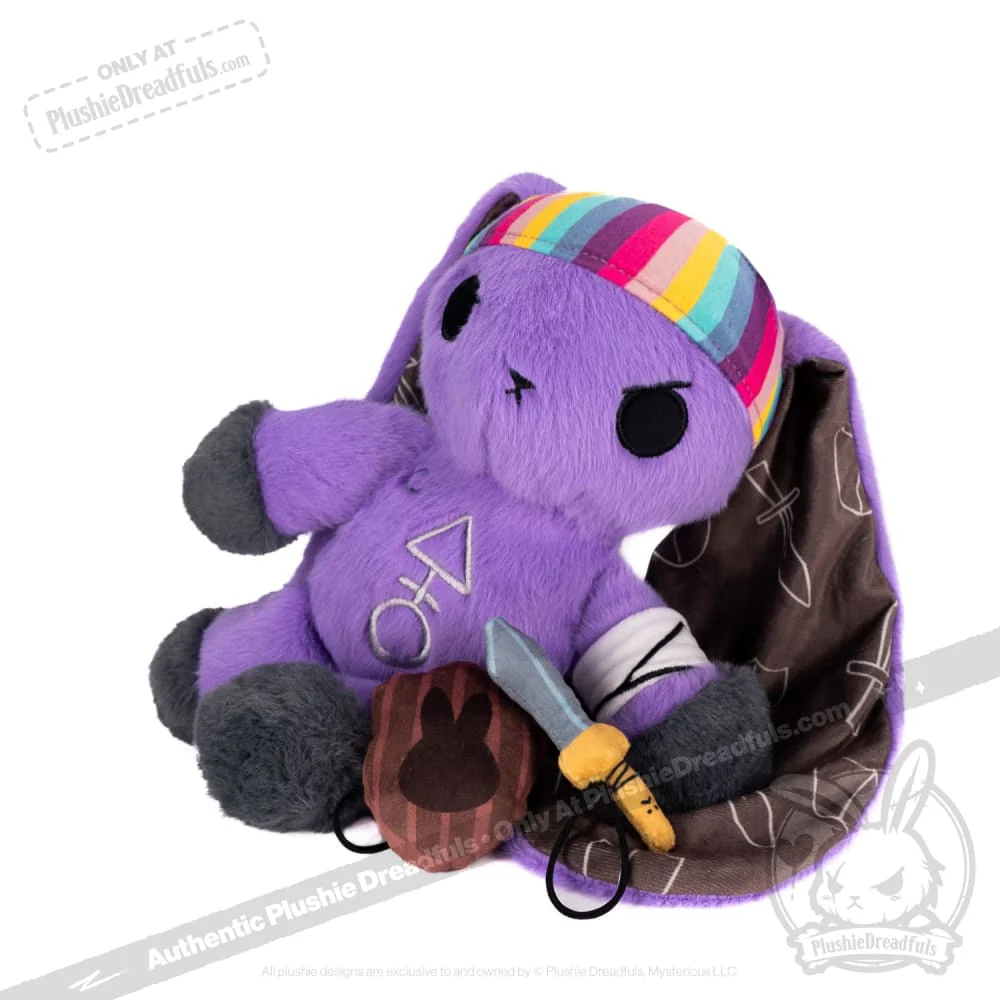 Plushie Dreadfuls - Cancer Warrior Rabbit - Plush Stuffed Animal - Image 23