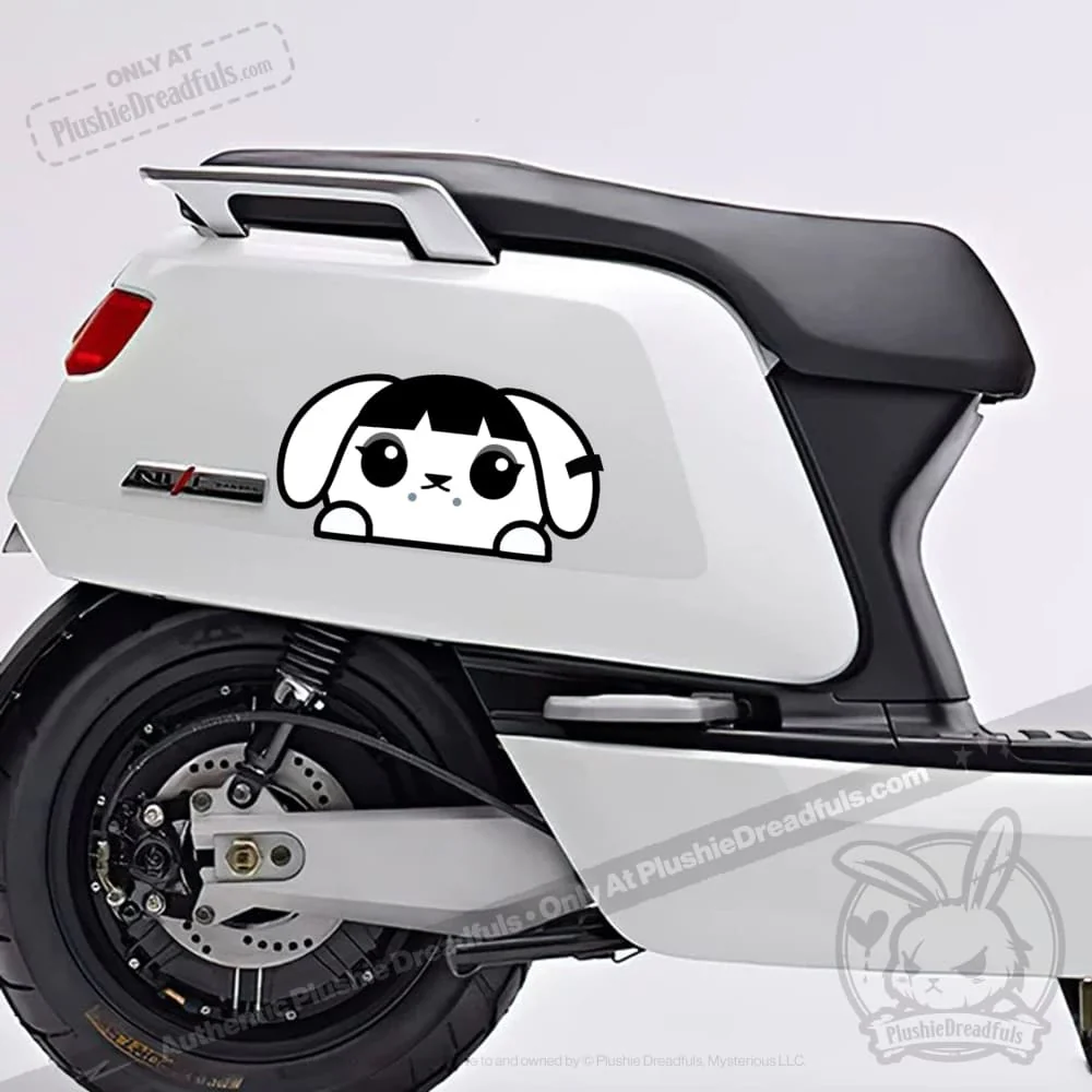 Plushie Dreadfuls - Peeking Car Decal Set - Image 4