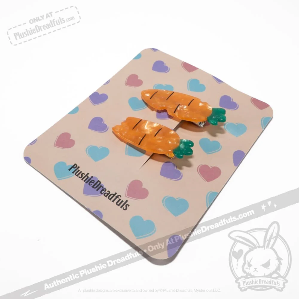 Plushie Dreadfuls - Carrot Clips - Image 3
