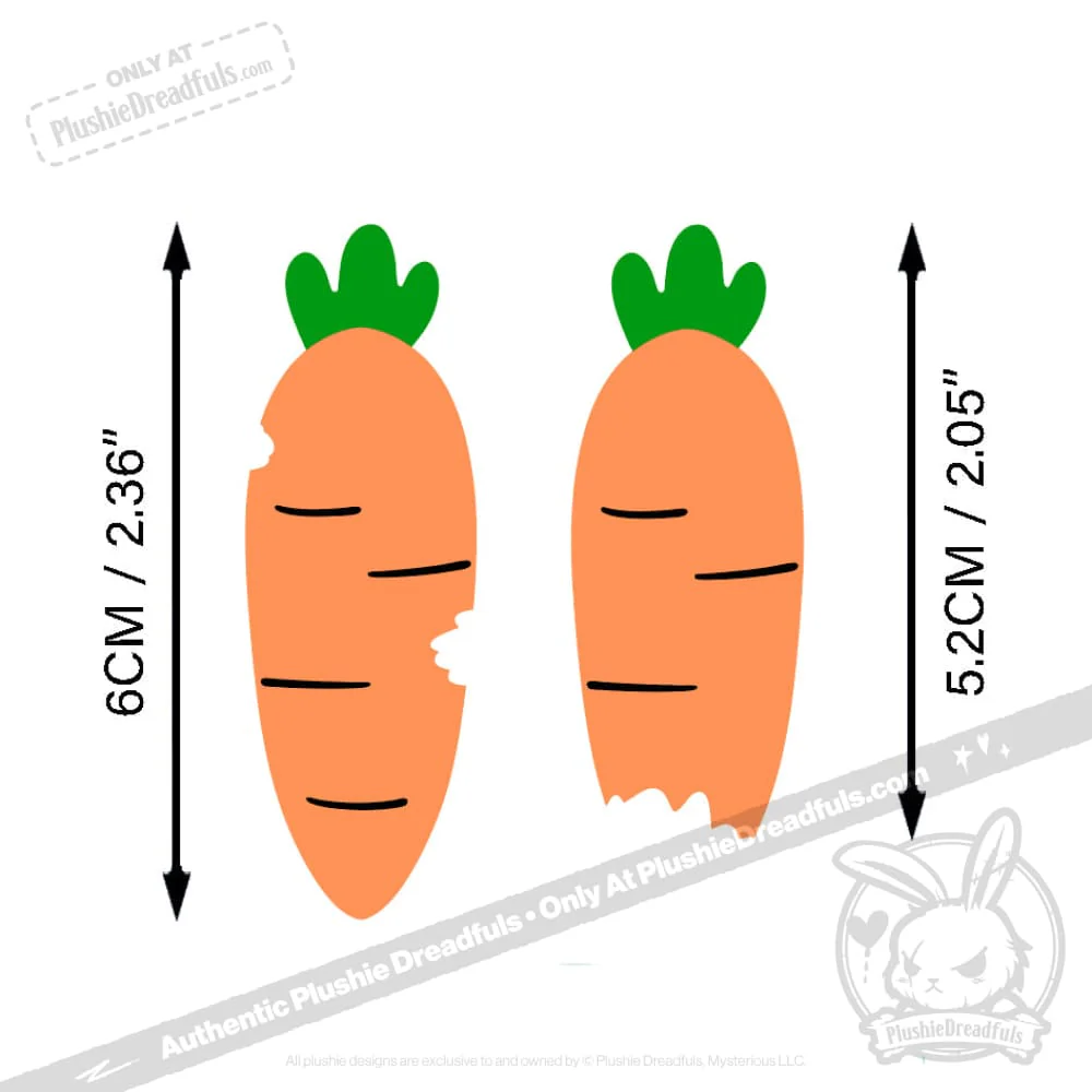 Plushie Dreadfuls - Carrot Clips - Image 4