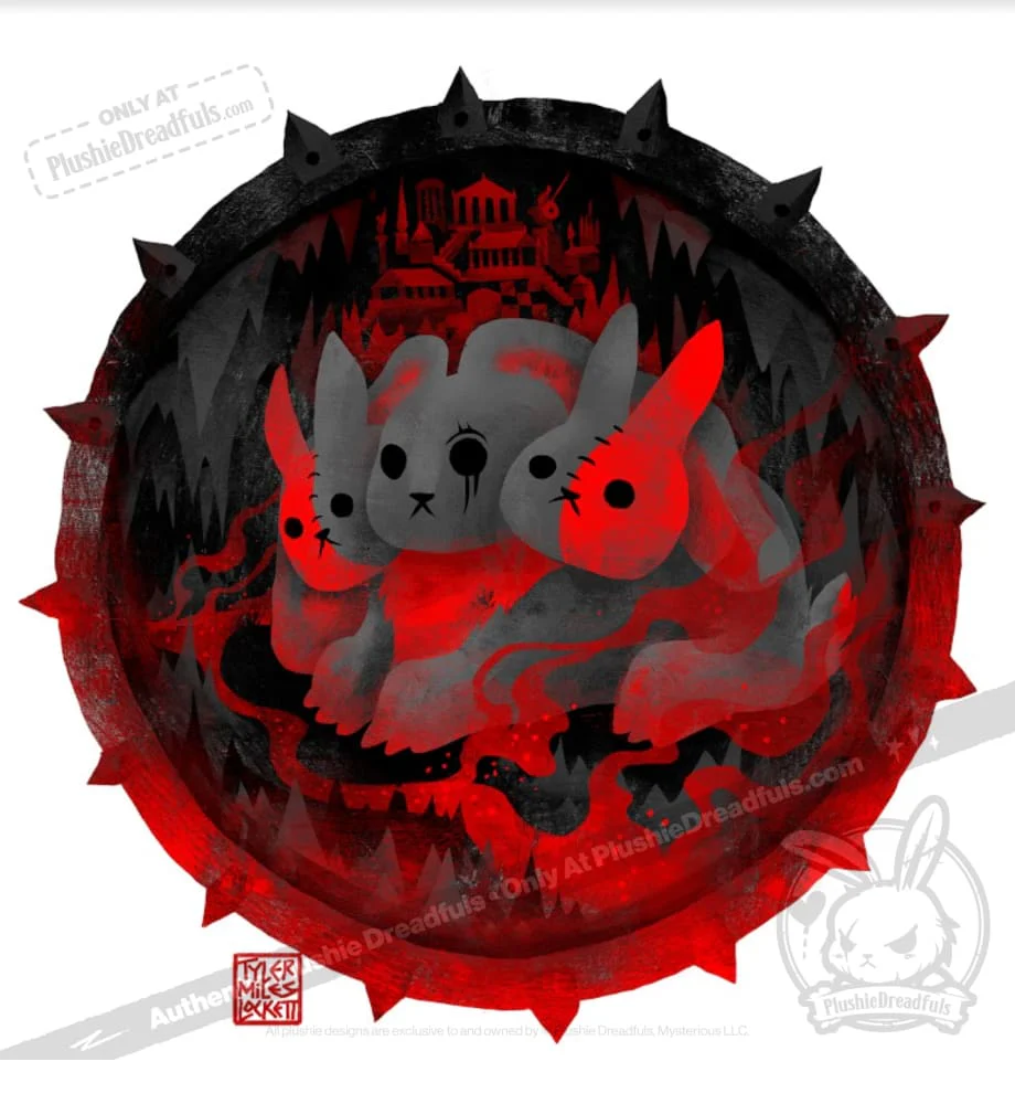 Plushie Dreadfuls - Cerberus Rabbit - Plush Stuffed Animal - Image 12