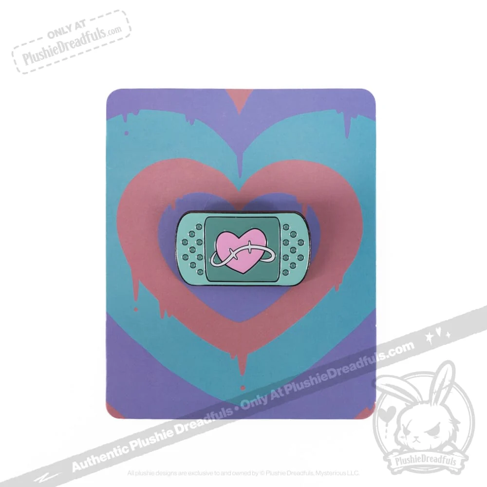 Plushie Dreadfuls - Chronic Pain Plaster Enamel Pin - Image 7