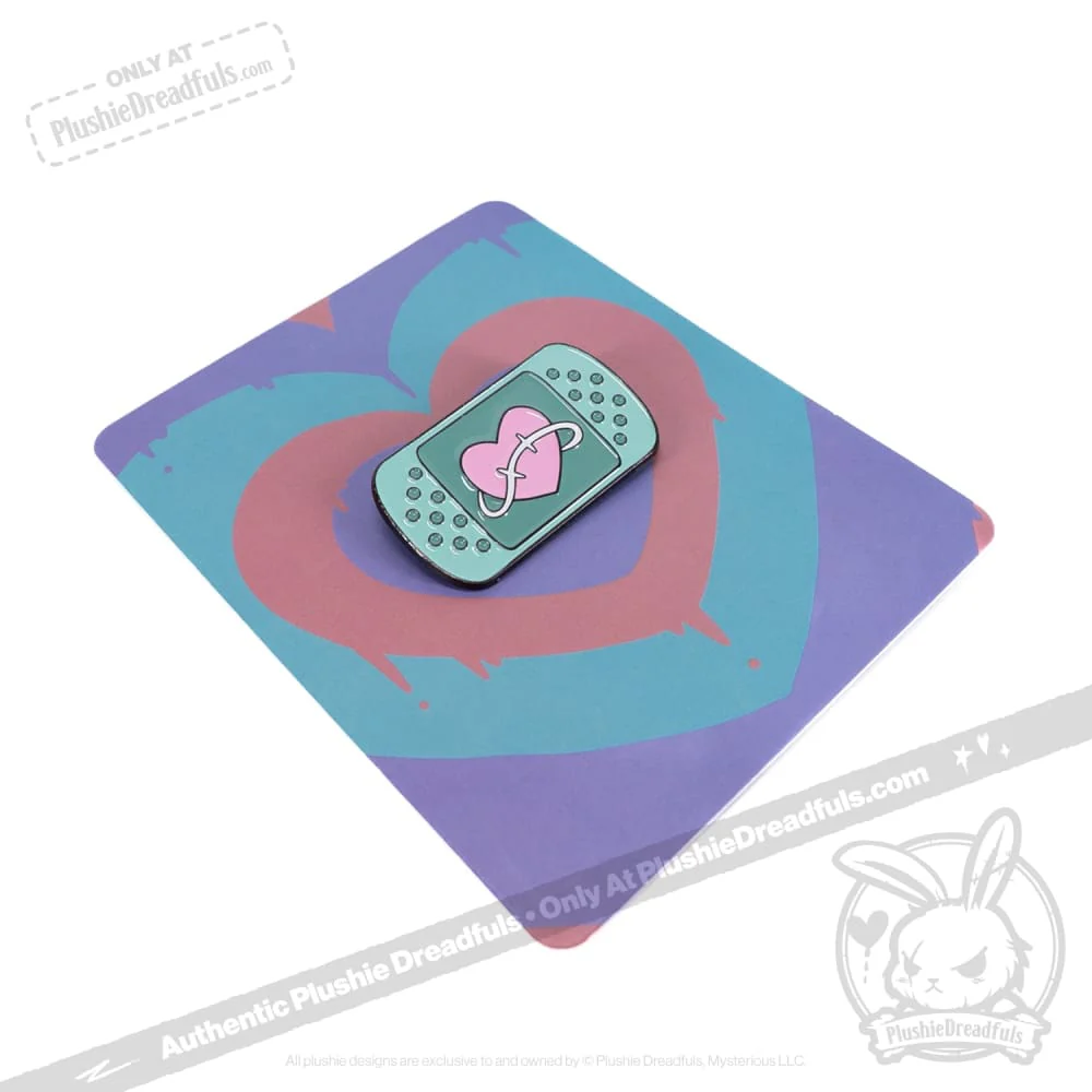 Plushie Dreadfuls - Chronic Pain Plaster Enamel Pin - Image 8