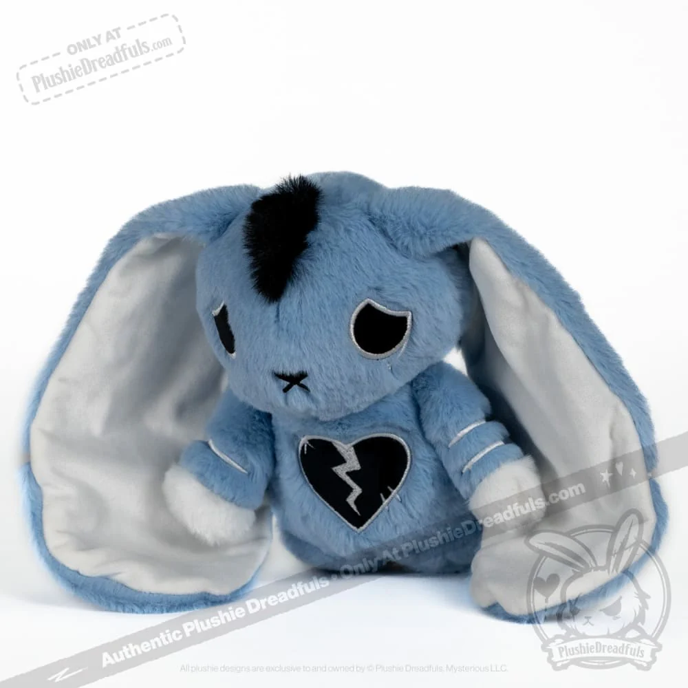 Plushie Dreadfuls - Depression Rabbit V2 Mohawk Edition- Plush Stuffed Animal - Image 7