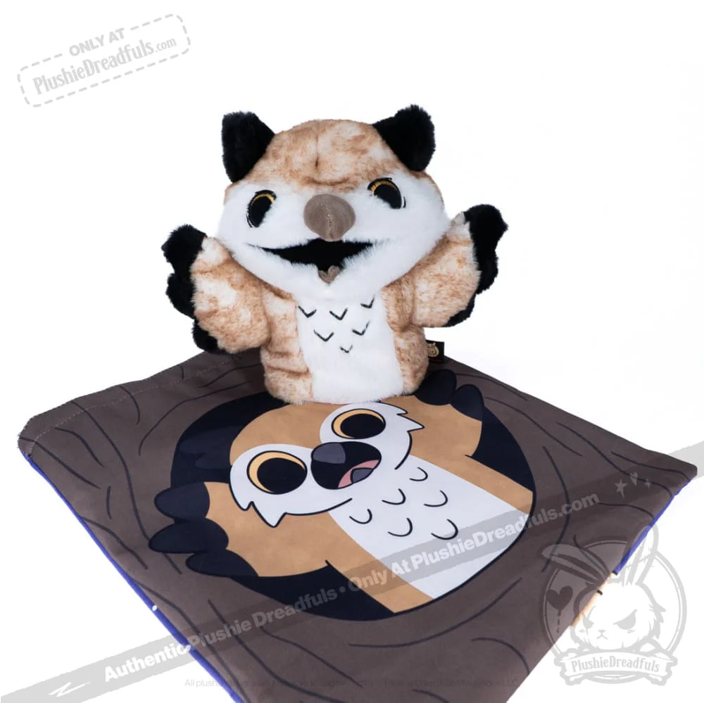Plushie Dreadfuls -  Existential Horror Owl Puppet - Plush Stuffed Animal - Image 29