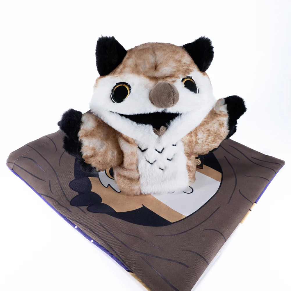 Plushie Dreadfuls -  Existential Horror Owl Puppet - Plush Stuffed Animal - Image 30