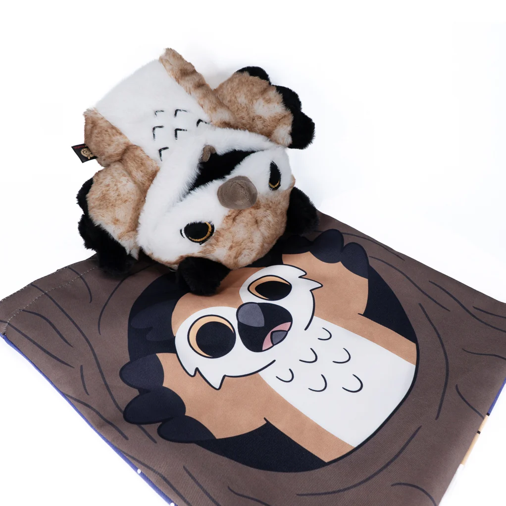Plushie Dreadfuls -  Existential Horror Owl Puppet - Plush Stuffed Animal - Image 31