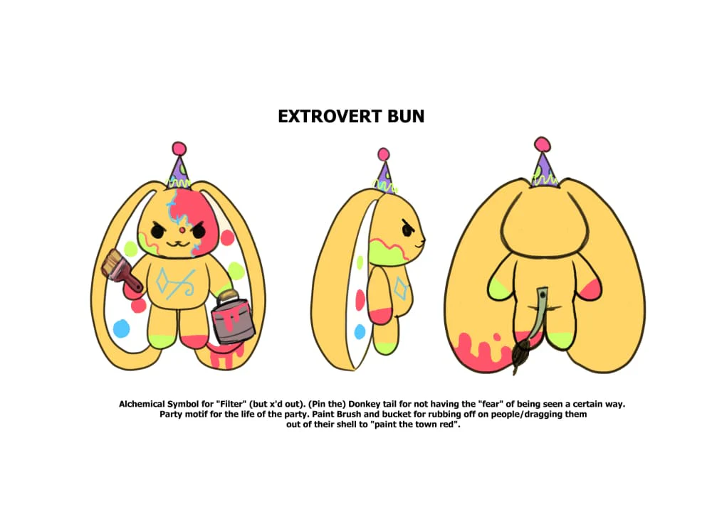 Plushie Dreadfuls - Extrovert - Plush Stuffed Animal