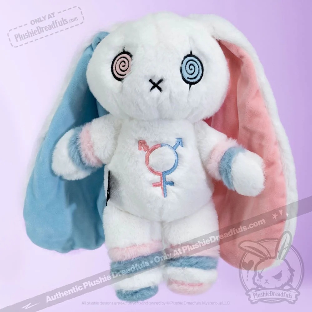 Plushie Dreadfuls - Gender Dysphoria Rabbit - Plush Stuffed Animal - Image 10
