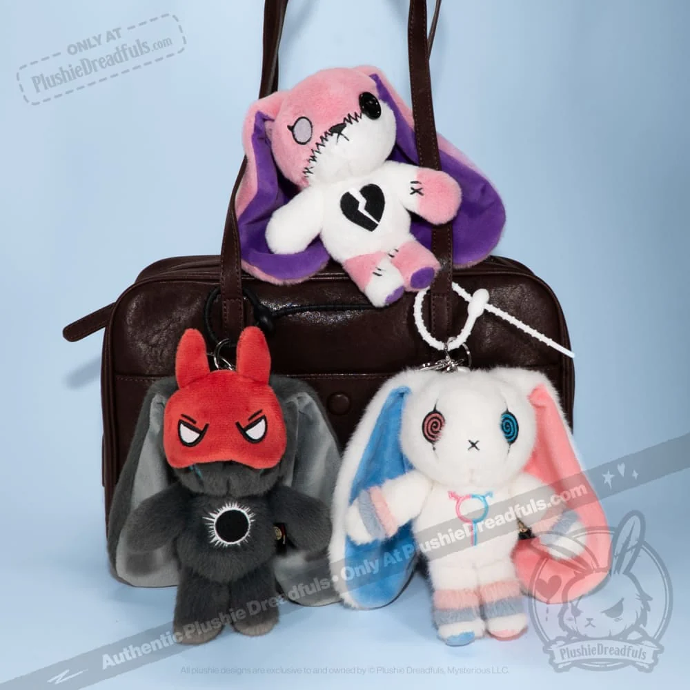 Plushie Dreadfuls - Gender Dysphoria Rabbit Plush Keychain Accessory - Image 15