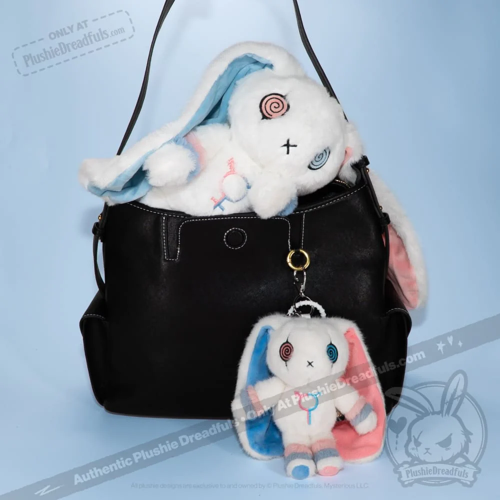 Plushie Dreadfuls - Gender Dysphoria Rabbit Plush Keychain Accessory - Image 16