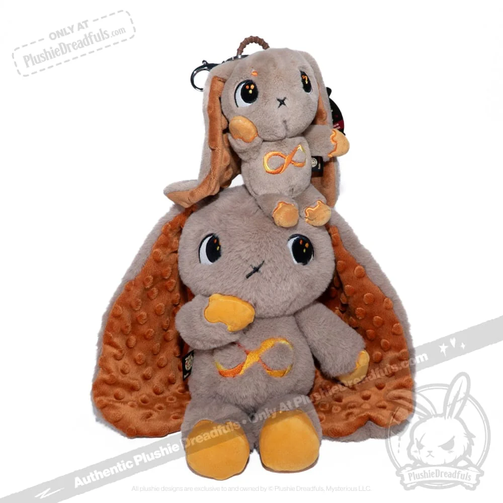 Plushie Dreadfuls - Gold Autism Rabbit Plush Keychain Accessory - Image 15