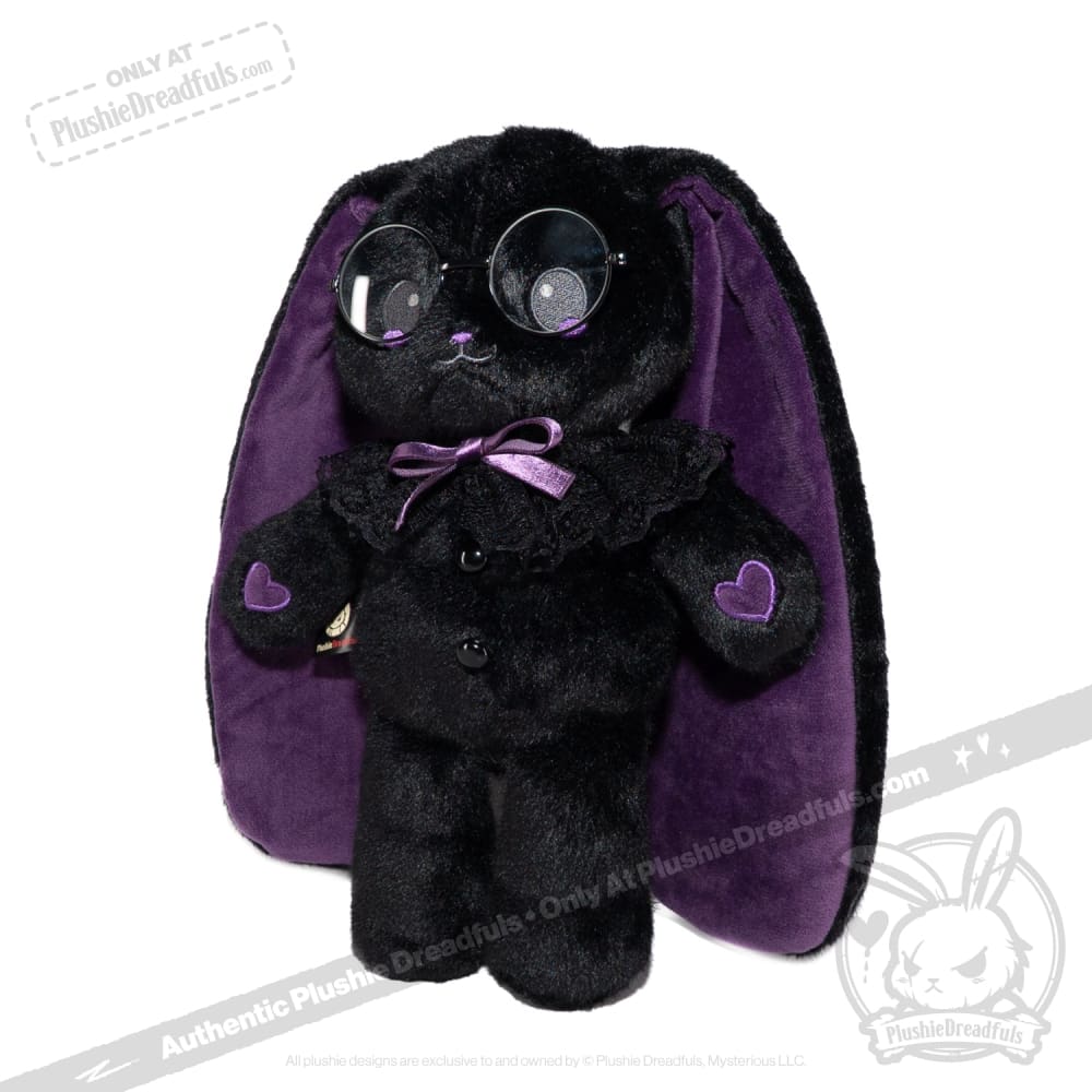Plushie Dreadfuls - Goth Shy Rabbit - Plush Stuffed Animal - Image 5