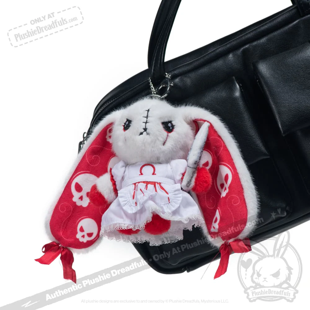Plushie Dreadfuls -Hysteria Rabbit Plush Keychain Accessory - Image 4