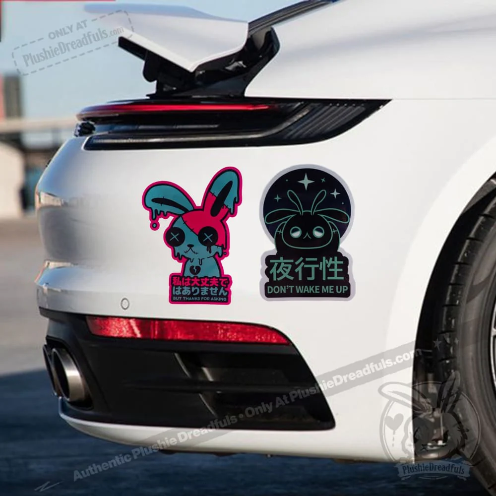 Plushie Dreadfuls - Insomnia Core Car Decals - Image 4