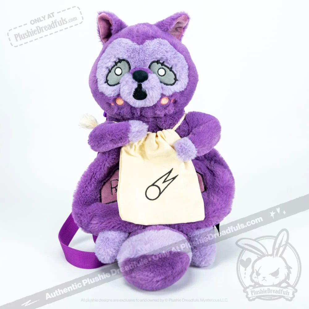 Plushie Dreadfuls -  Klepto Raccoon Plush Backpack - Image 6