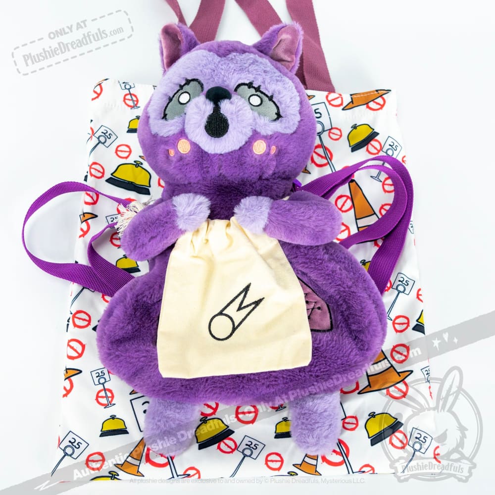 Plushie Dreadfuls -  Klepto Raccoon Plush Backpack - Image 9