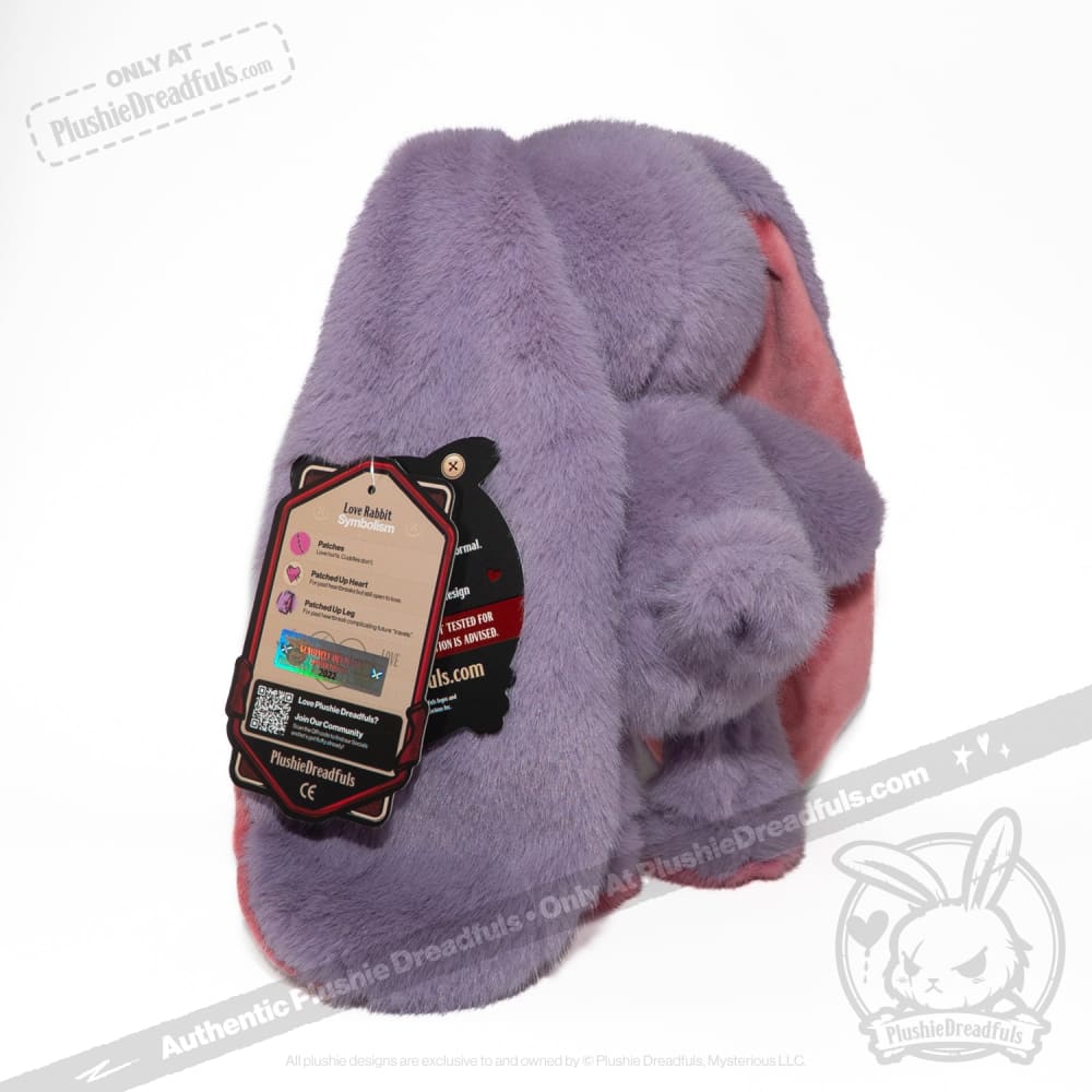 Plushie Dreadfuls - Lavender Love Rabbit Limited Edition - Plush Stuffed Animal - Image 15