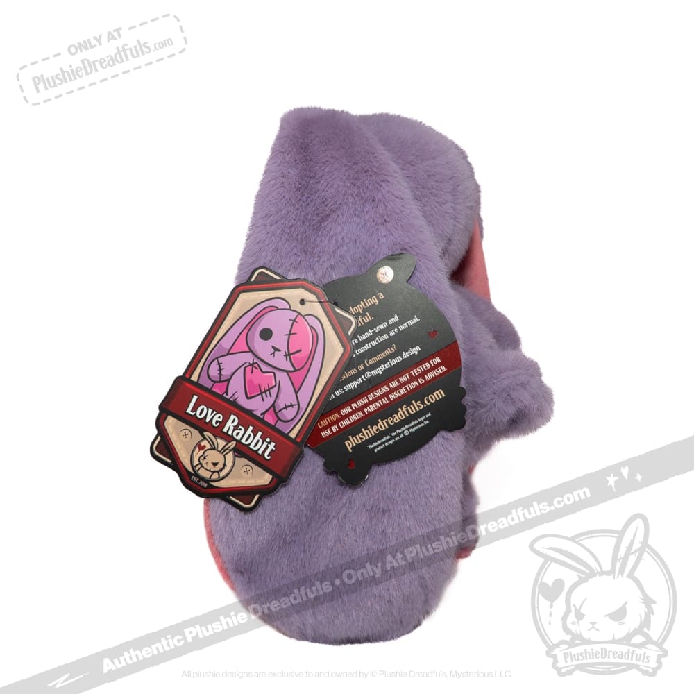 Plushie Dreadfuls - Lavender Love Rabbit Limited Edition - Plush Stuffed Animal - Image 18