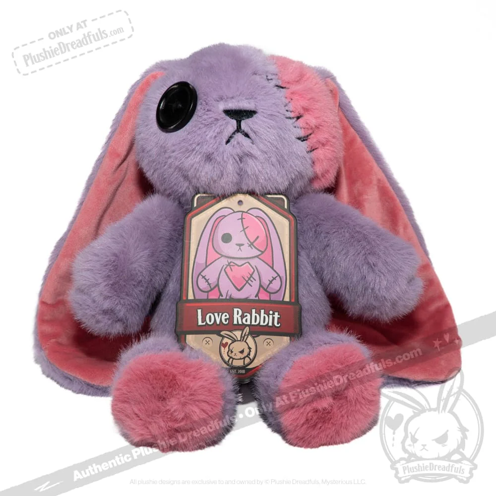 Plushie Dreadfuls - Lavender Love Rabbit Limited Edition - Plush Stuffed Animal - Image 21