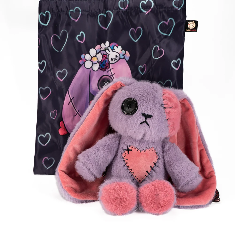 Plushie Dreadfuls - Lavender Love Rabbit Limited Edition - Plush Stuffed Animal - Image 25
