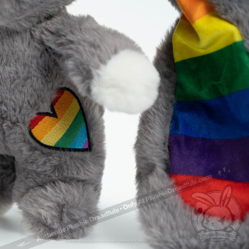 Plushie Dreadfuls - LGBTQIA Bunny - Plush Stuffed Animal - Image 6