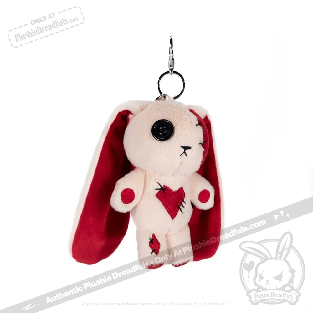 Plushie Dreadfuls - Love Rabbit Plush Keychain Accessory - Image 6