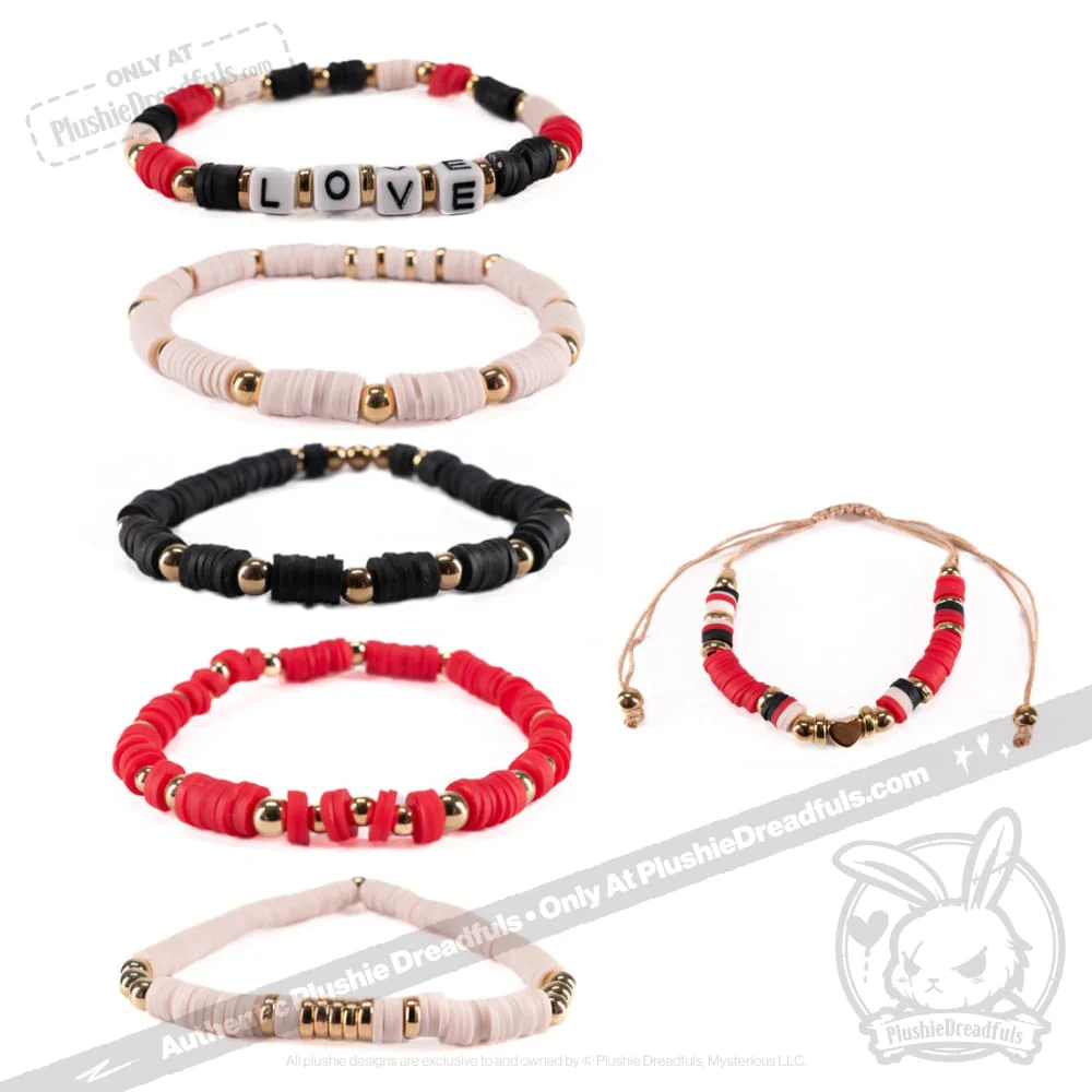 Plushie Dreadfuls - Love Rabbit Stacking Friendship Bracelet - Image 3