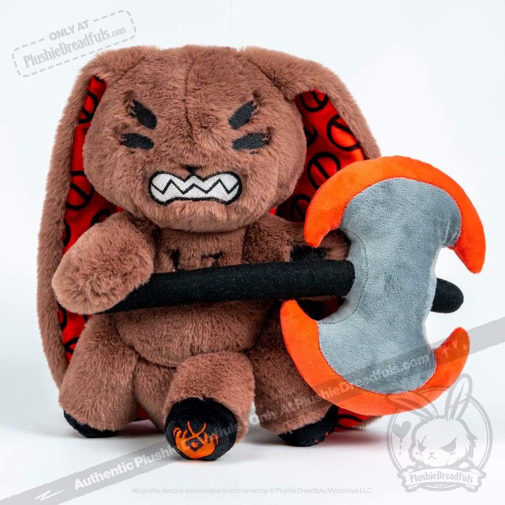 Plushie Dreadfuls - Misophonia Rabbit - Plush Stuffed Animal - Image 5