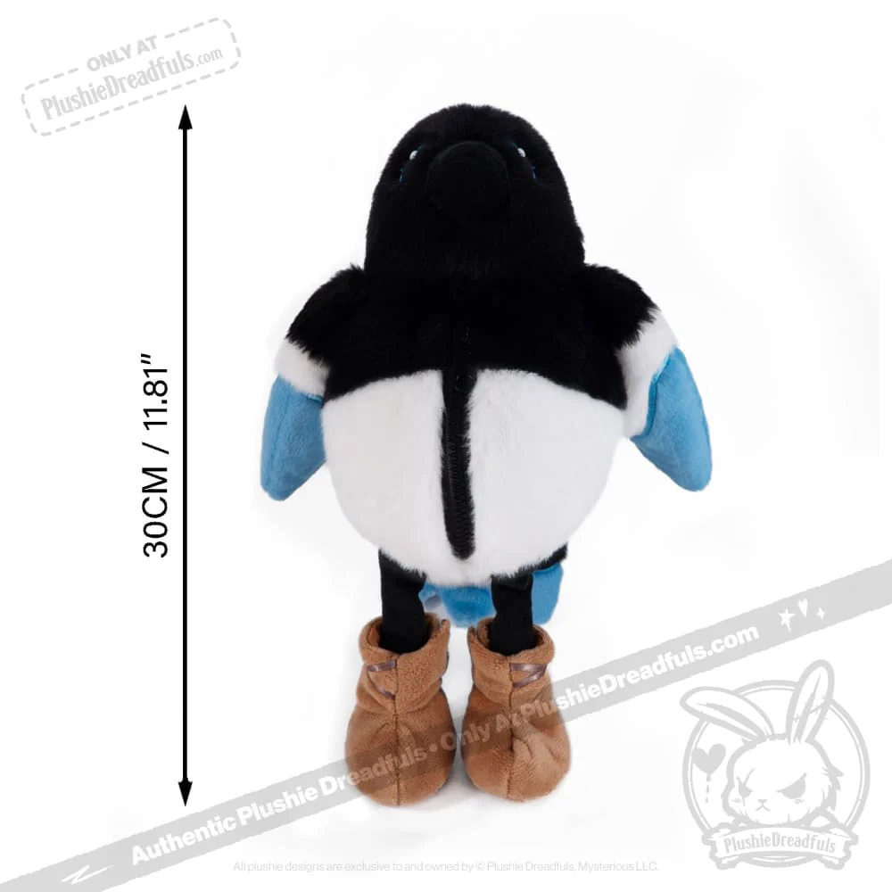 Plushie Dreadfuls -  Rocky Mountain Magpie - Plush Stuffed Animal - Image 2