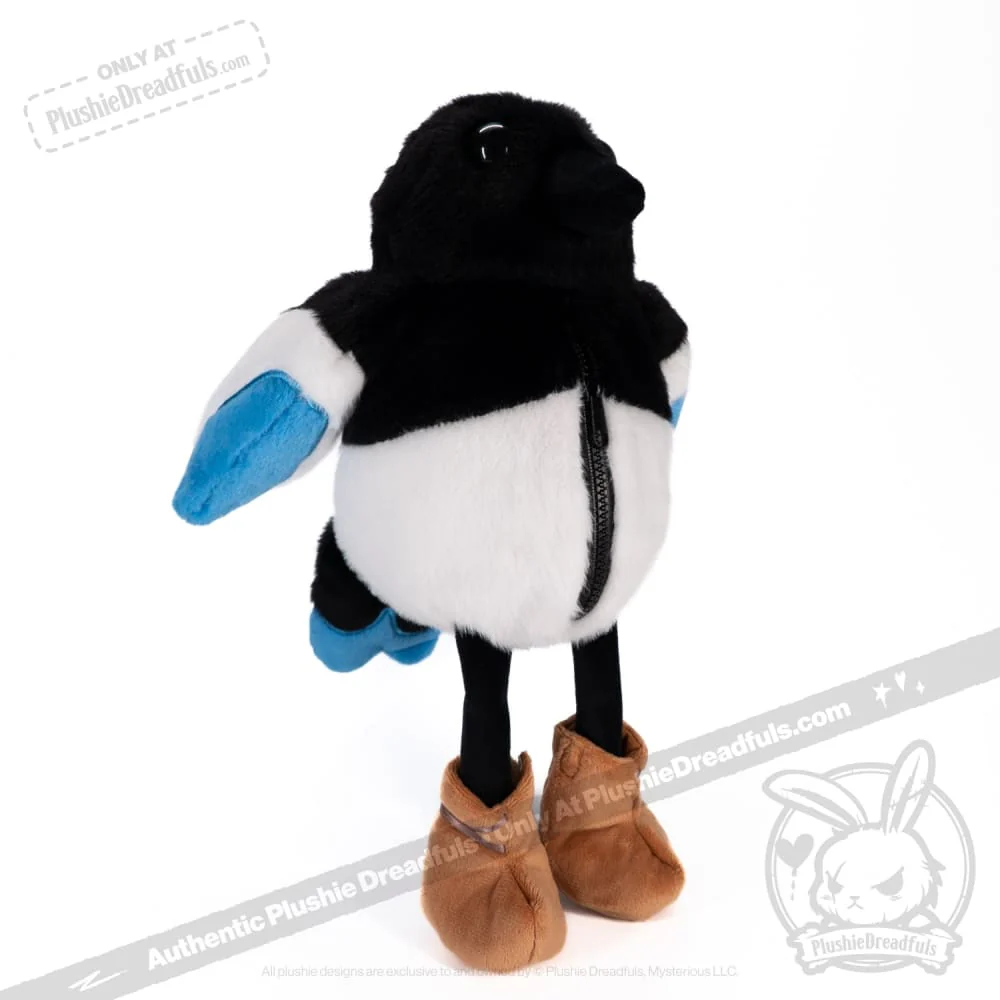 Plushie Dreadfuls -  Rocky Mountain Magpie - Plush Stuffed Animal - Image 3