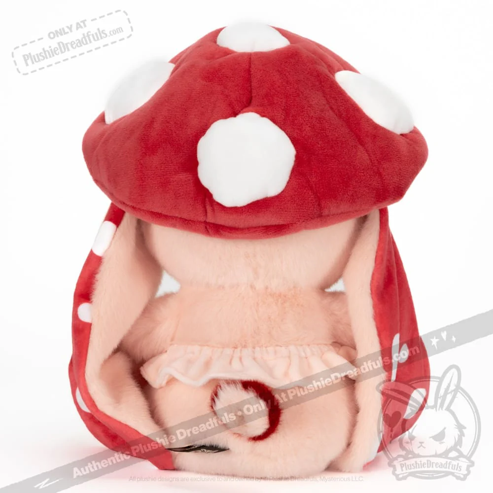 Plushie Dreadfuls -  Mushroom Rabbit - Fly Agaric - Plush Stuffed Animal - Image 6