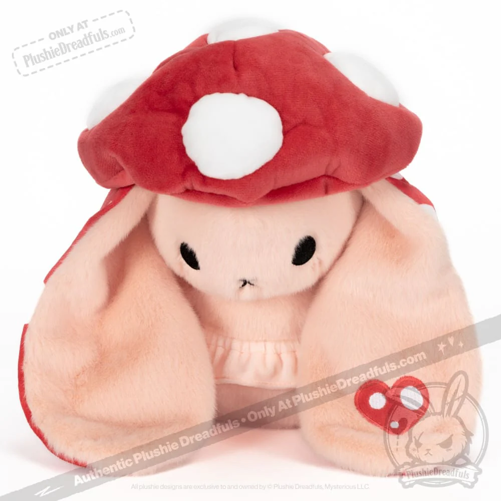 Plushie Dreadfuls -  Mushroom Rabbit - Fly Agaric - Plush Stuffed Animal - Image 8