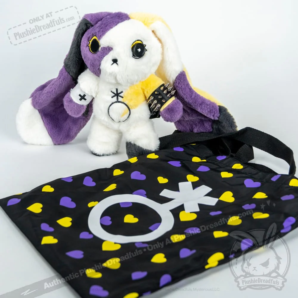 Plushie Dreadfuls -Non Binary Rabbit - Plush Stuffed Animal - Image 6