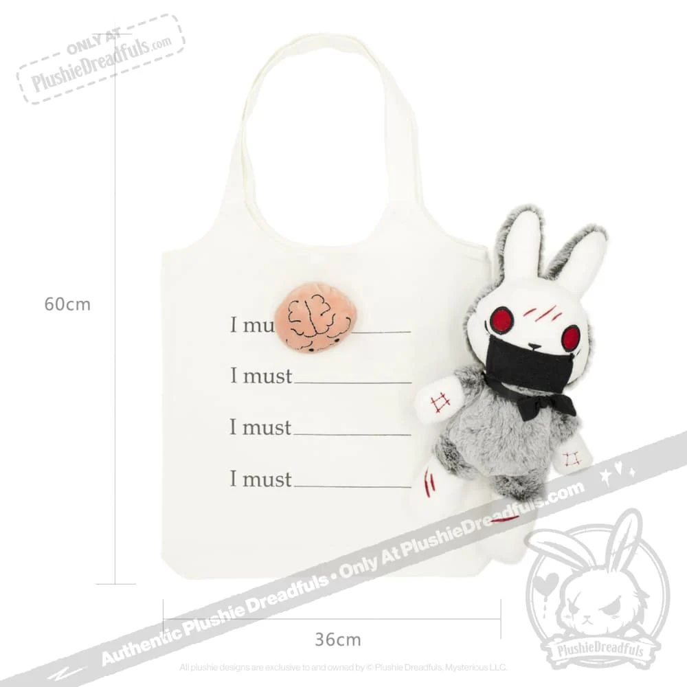 Plushie Dreadfuls - OCD Rabbit - Plush Stuffed Animal - Image 5