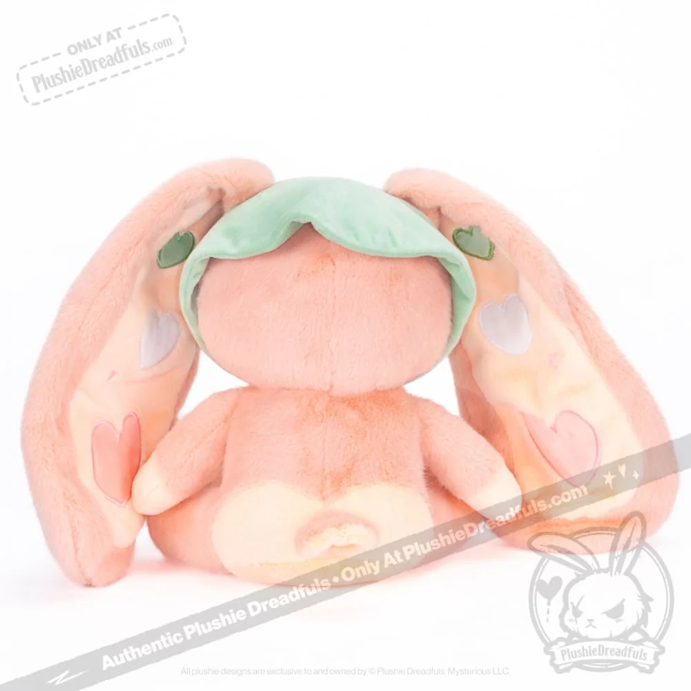 Plushie Dreadfuls -  Peach Rabbit - Plush Stuffed Animal - Image 7