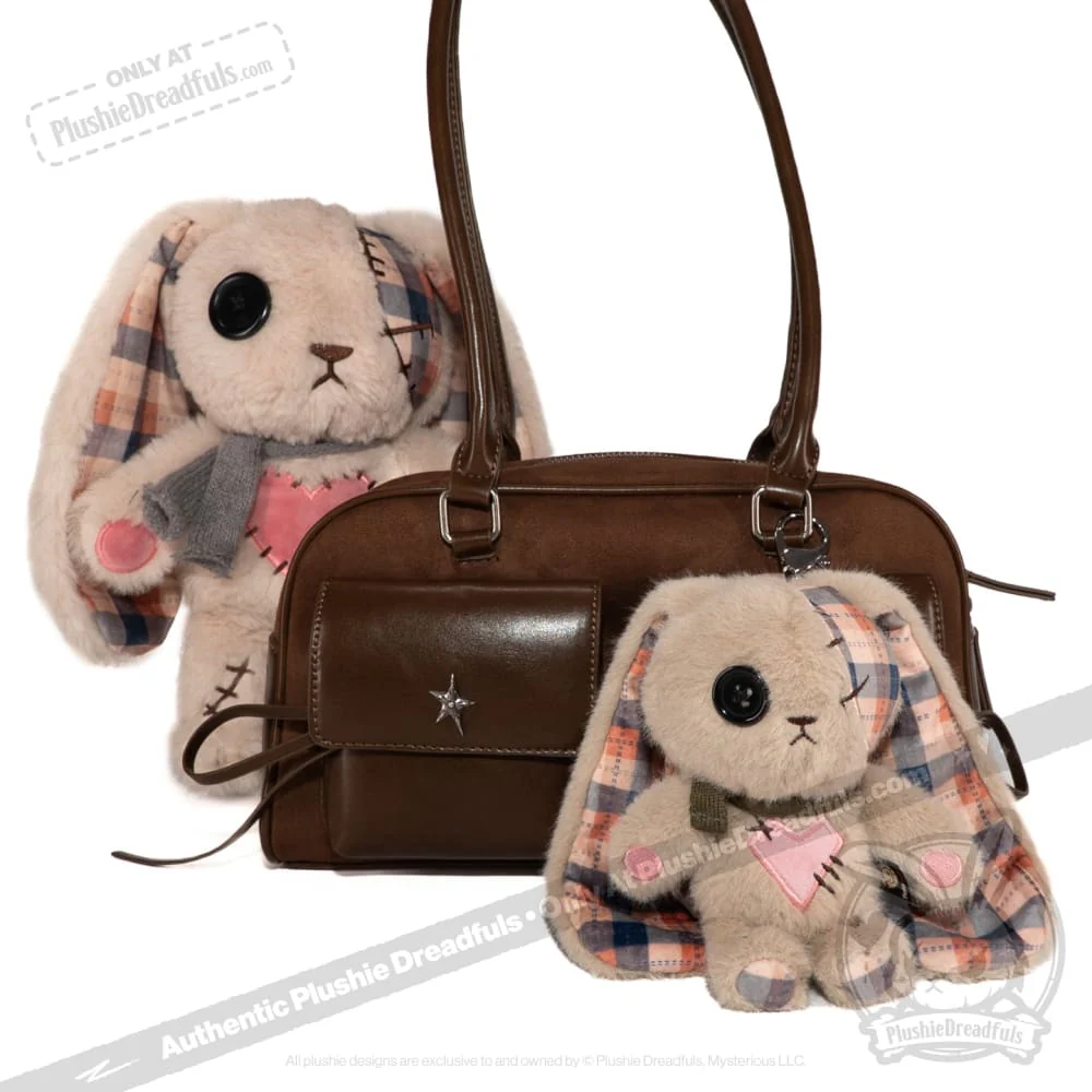 Plushie Dreadfuls - Plaid Love Rabbit Plush Keychain Accessory - Image 15