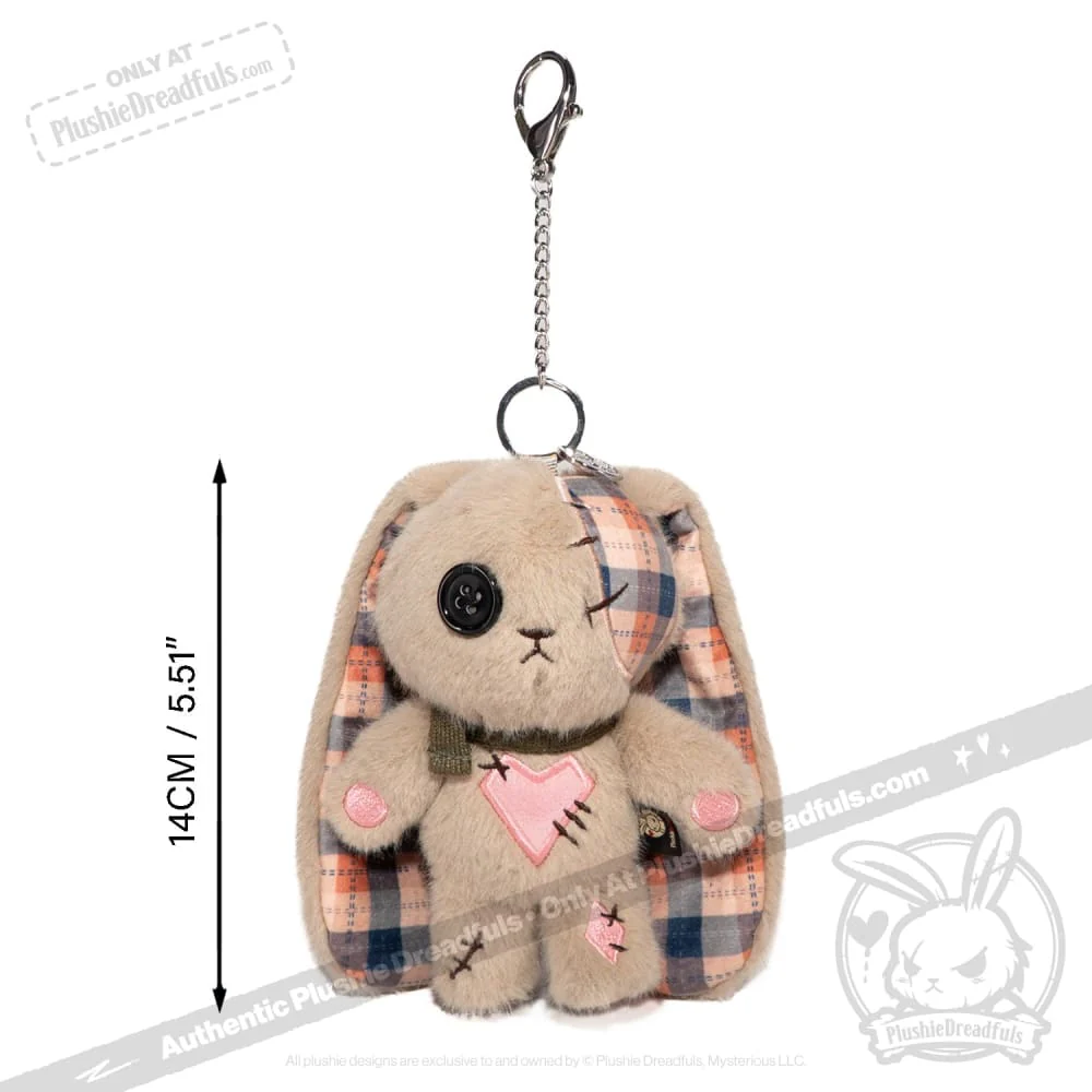 Plushie Dreadfuls - Plaid Love Rabbit Plush Keychain Accessory - Image 2