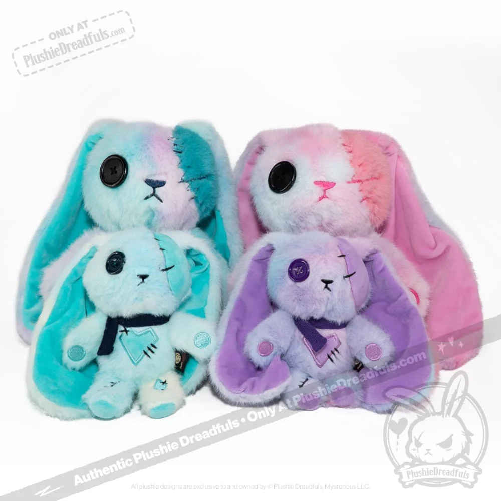 Plushie Dreadfuls - Plaid Love Rabbit Plush Keychain Accessory - Image 4