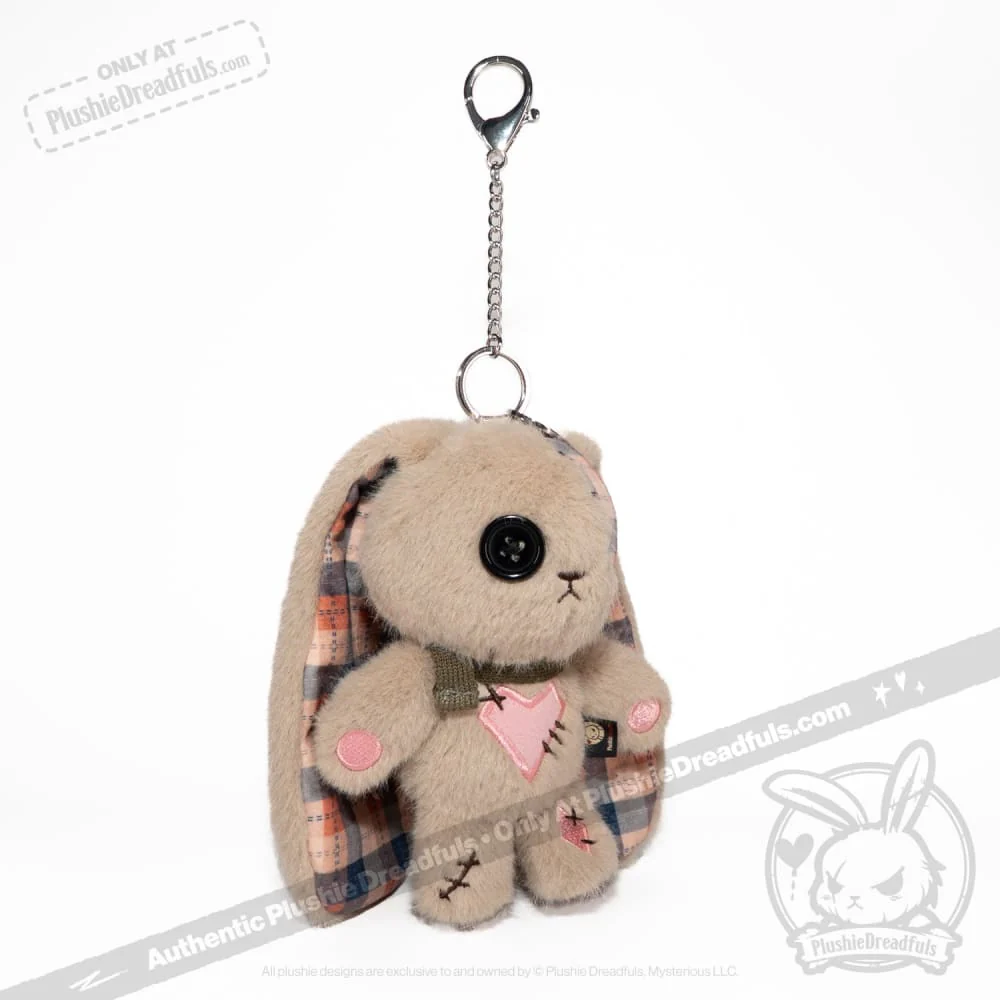 Plushie Dreadfuls - Plaid Love Rabbit Plush Keychain Accessory - Image 7