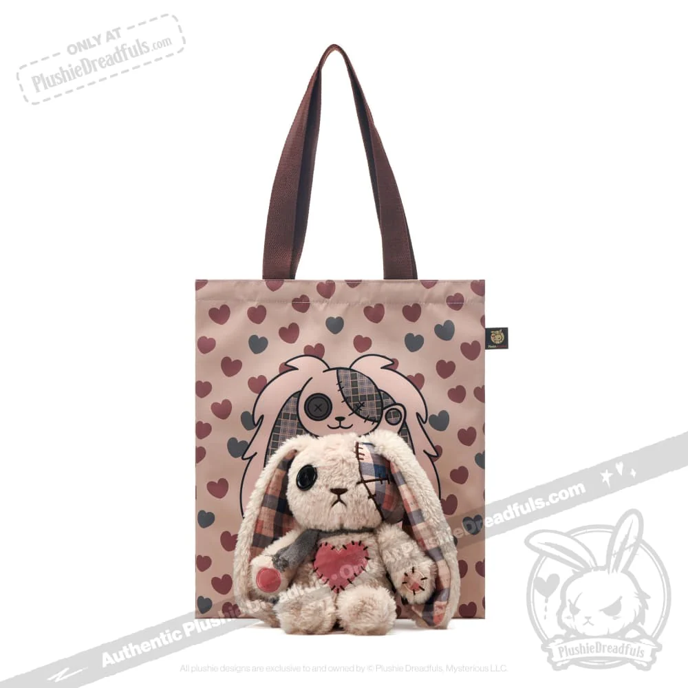 Plushie Dreadfuls - Plaid Love Rabbit - Plush Stuffed Animal - Image 2